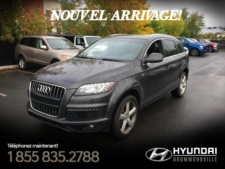  Audi Q7 S-LINE + CUIR + CAMERA + MAGS + WOW !!