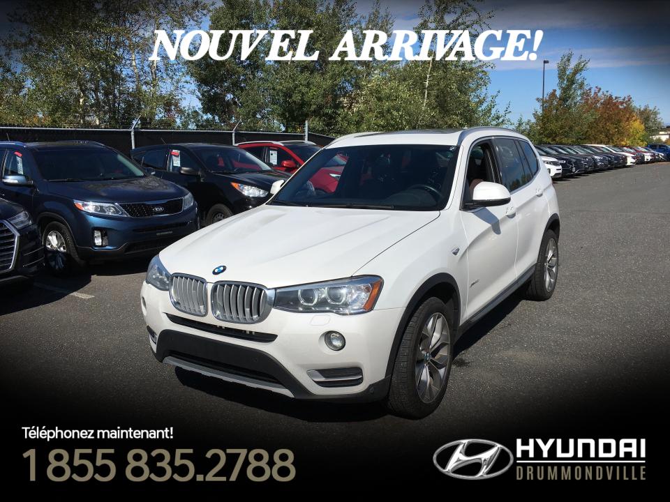  BMW X3 28I + GARANTIE INCLUSE + NAVI + TOIT PAN