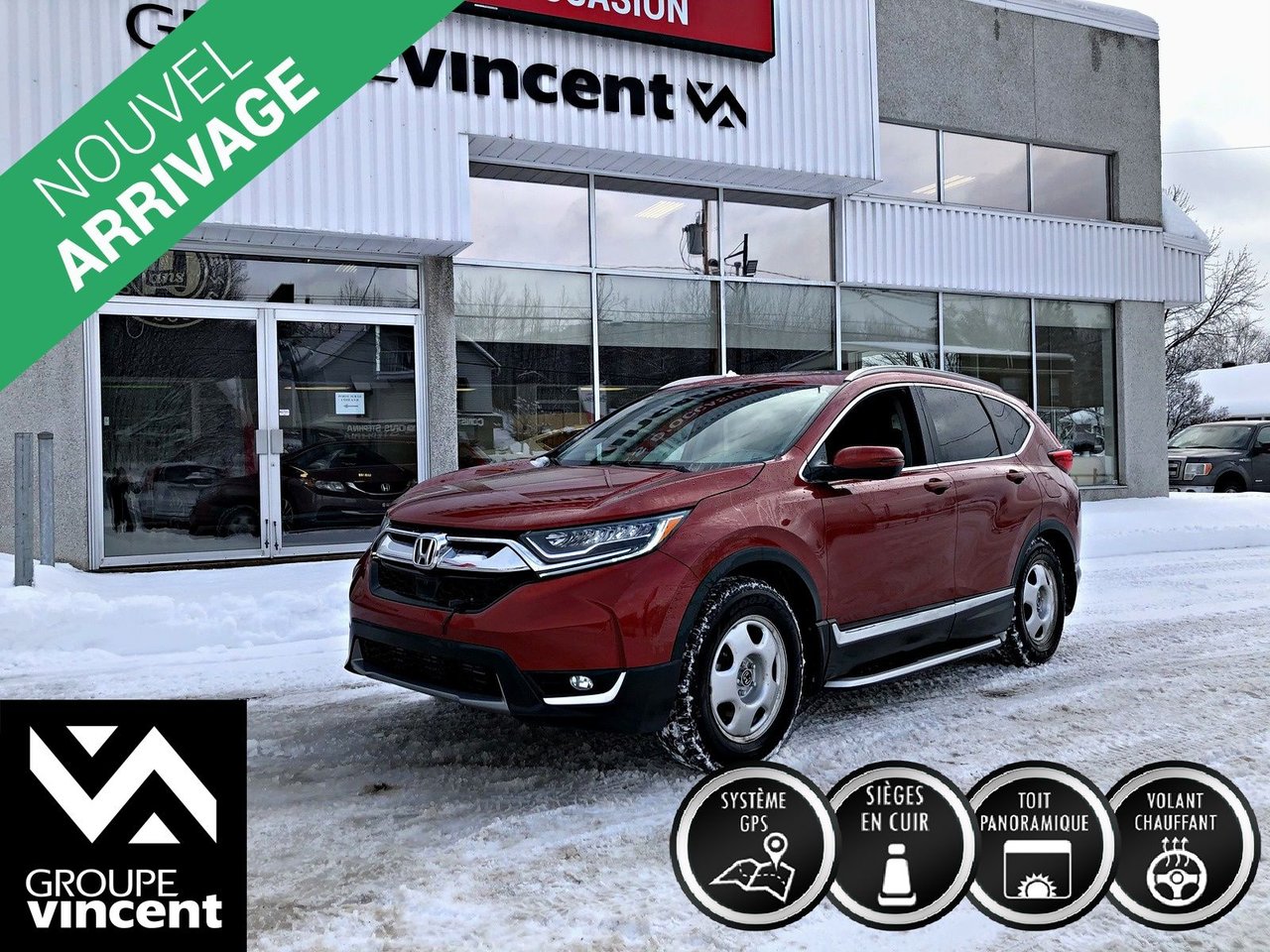  Honda CR-V TOURING AWD CUIR GPS