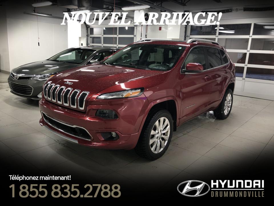  Jeep Cherokee OVERLAND + V6 + GARANTIE + CUIR + NAVI +