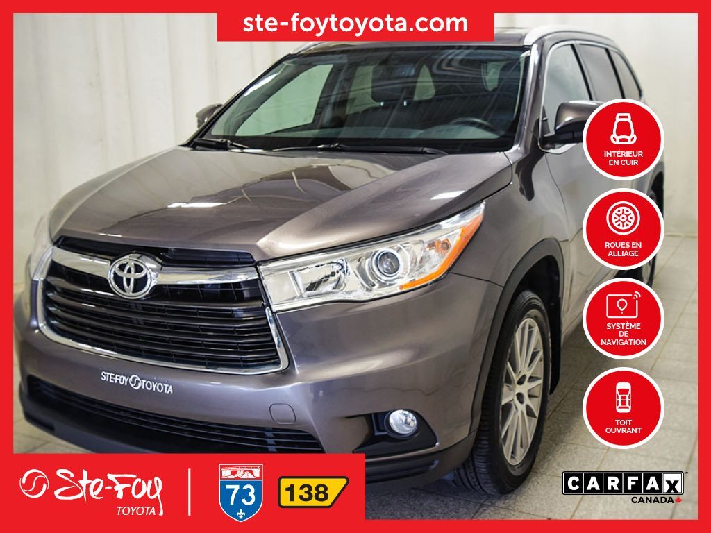  Toyota Highlander XLE CUIR