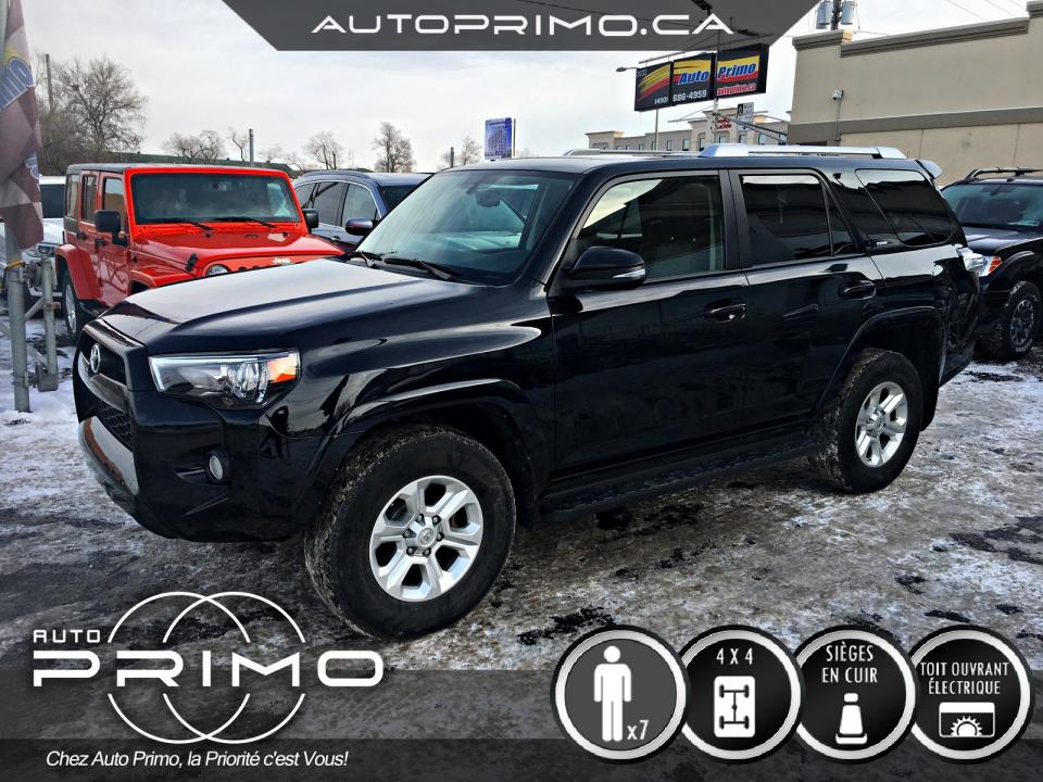  Toyota 4Runner SR5 à VENDRE 4X4 CUIR TOIT NAV 7PASS